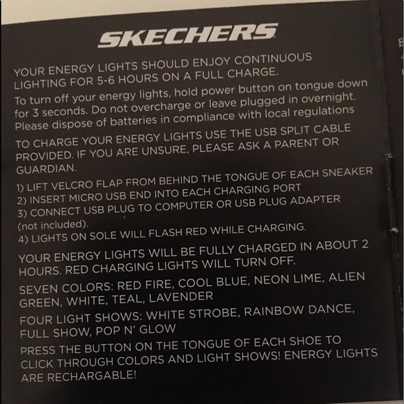 Energy Lights by Skechers sneakers - Picture 9 of 9
